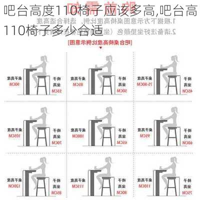 吧台高度110椅子应该多高,吧台高110椅子多少合适